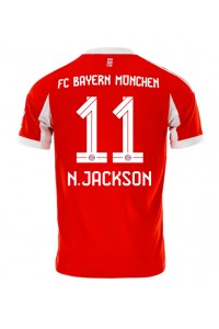 Bayern Munich Nicolas Jackson #11 Jalkapallovaatteet Kotipaita 2025-26 Lyhythihainen